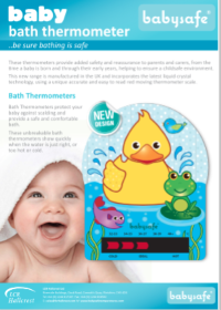 BATH THERMOMETER BROCHURE