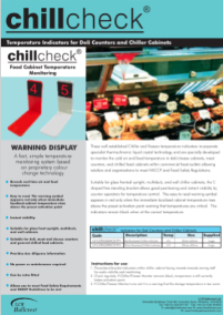 CHILLCHECK CABINET BROCHURE